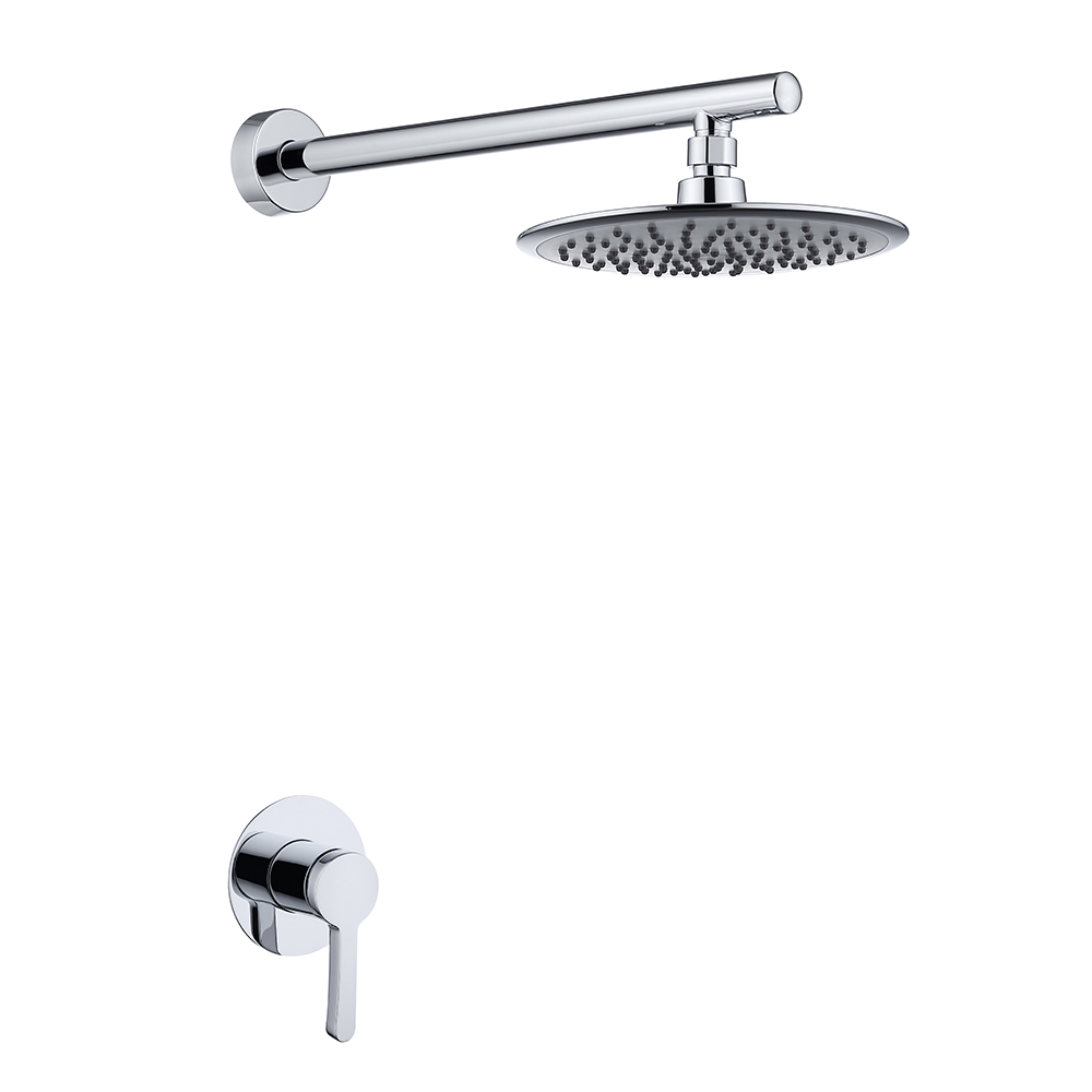 Wall Mounted Faucets Concealed Shower Mixer Set for Hotel