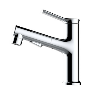 Single Handle Brass Body Chromed Surface Basin Faucet Water Tap