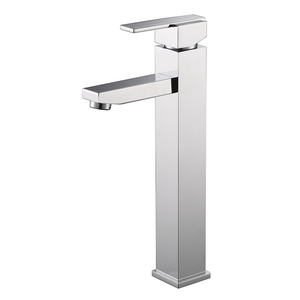 Modern Apartment Silver Brass Basin Faucet,single Handle Wash Basin Faucect