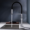 2021 Newest Brass Kitchen Faucet with Black PVC Spout And Magnetic Spray Head