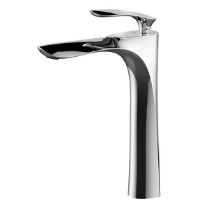 Chrome Brass Sink Mixer Deck Mounted Basin Faucet