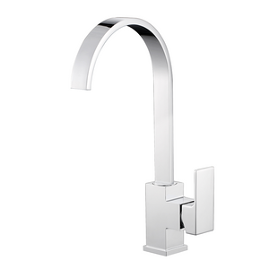 Single Hole Chrome Plated Sink Kitchen Tap